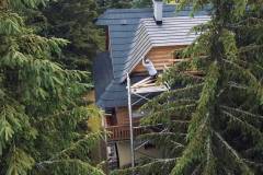 Povrchová úprava drevenice. Hĺbkové brúsenie a repas