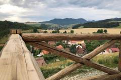 Repas zrubového domu v obci Záborie